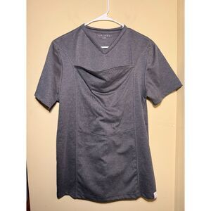 Lalabu Grey Dad Baby-Wearing Shirt | Size Large | Menswear Safety Certified
